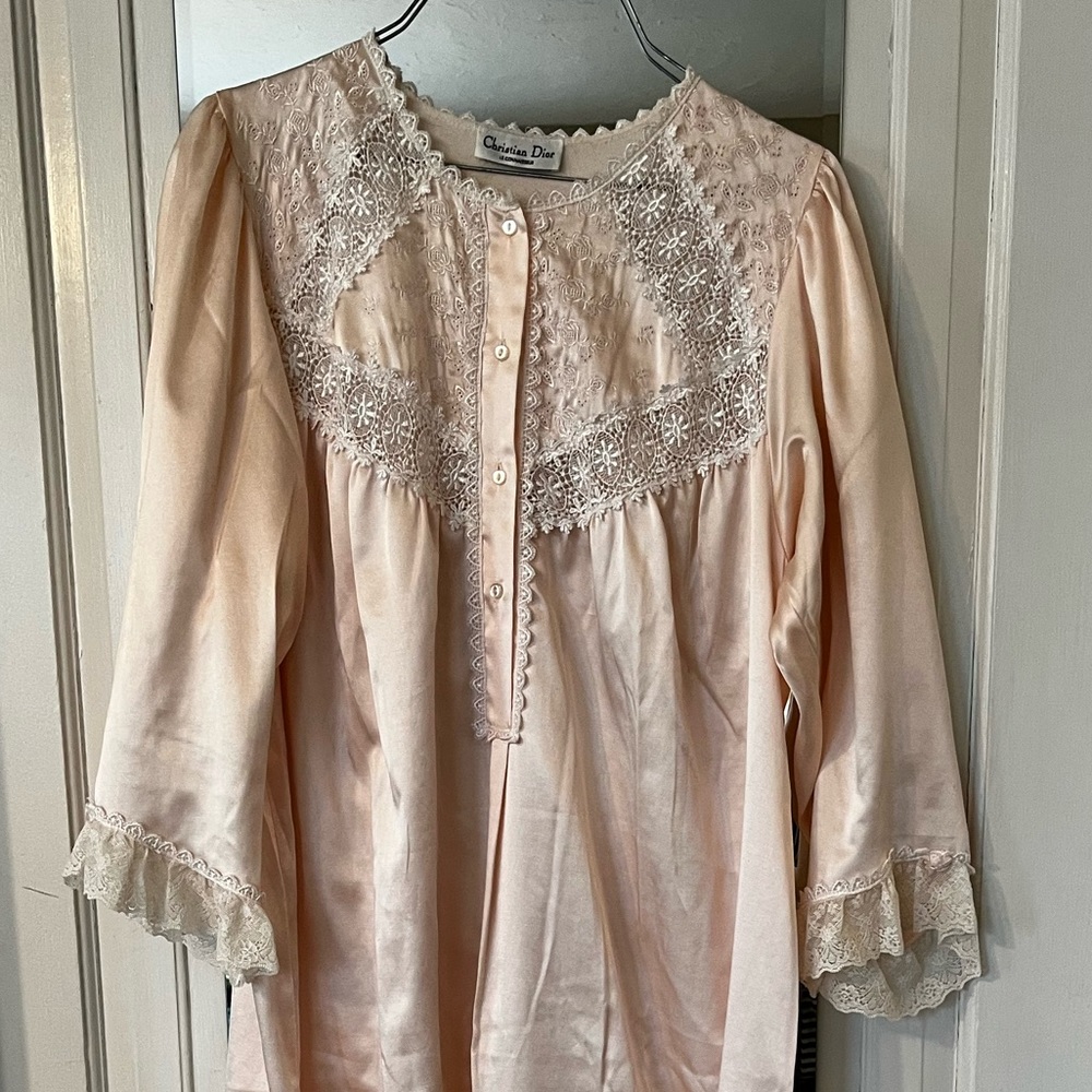 Christian Dior Nightgown Housedress Lingerie